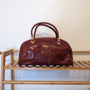 Vintage Morino Orlandi Leather Satchel, excellent condition!